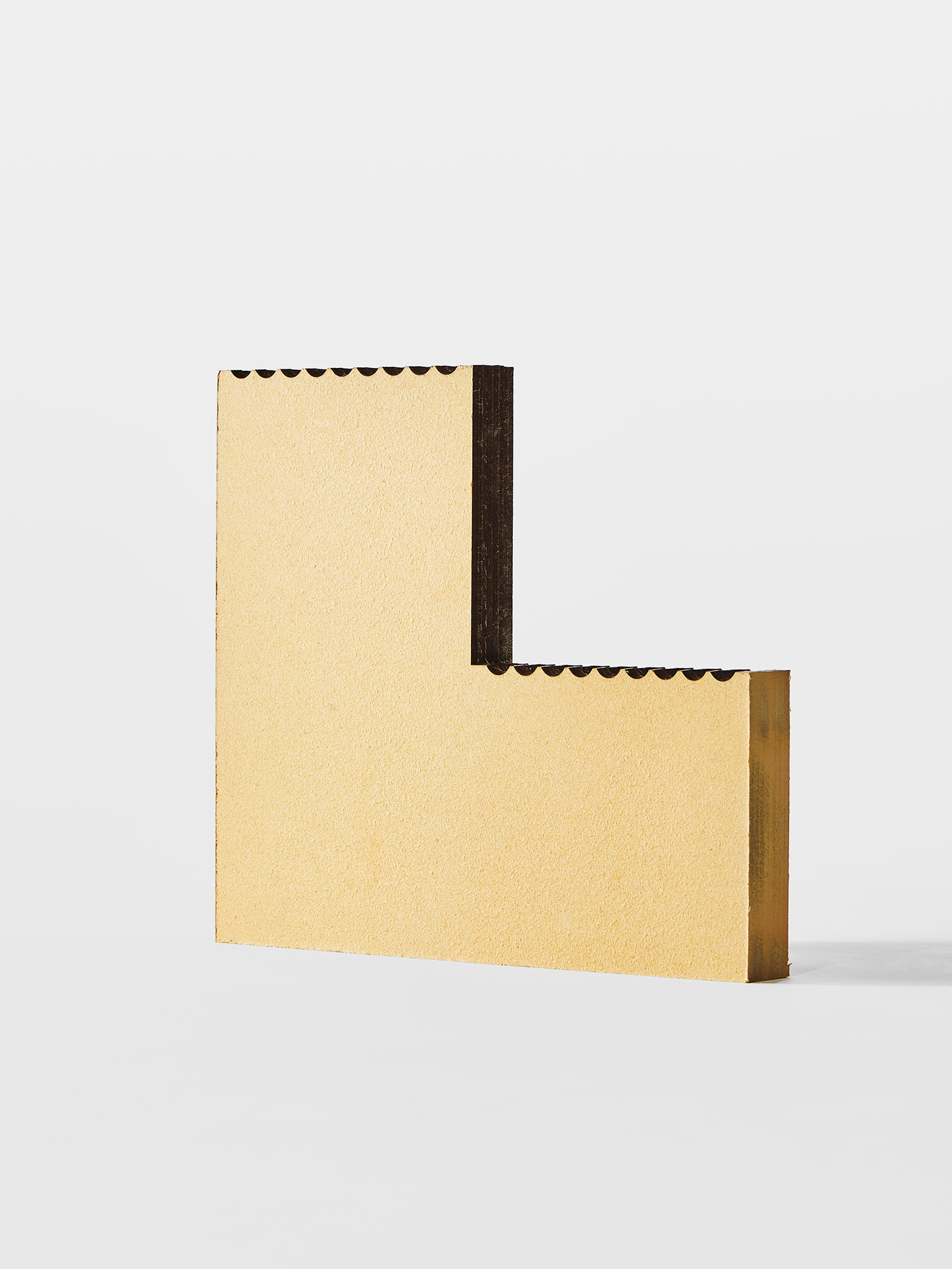 Christophe Guberan<br><br>This stool is thought of as a demonstration of the dried sponge’s robustness. The archetypal design is a direct reference to the step stool, inviting the user not only to sit on the object but to stand on it as well, showing its weight resistance. The interior of the stool is hollowed out from the bottom, in order to allow for a faster drying process. The non-slip pattern, carved out on the top of the two steps, is another immediately identifiable sign for the object’s intended use.